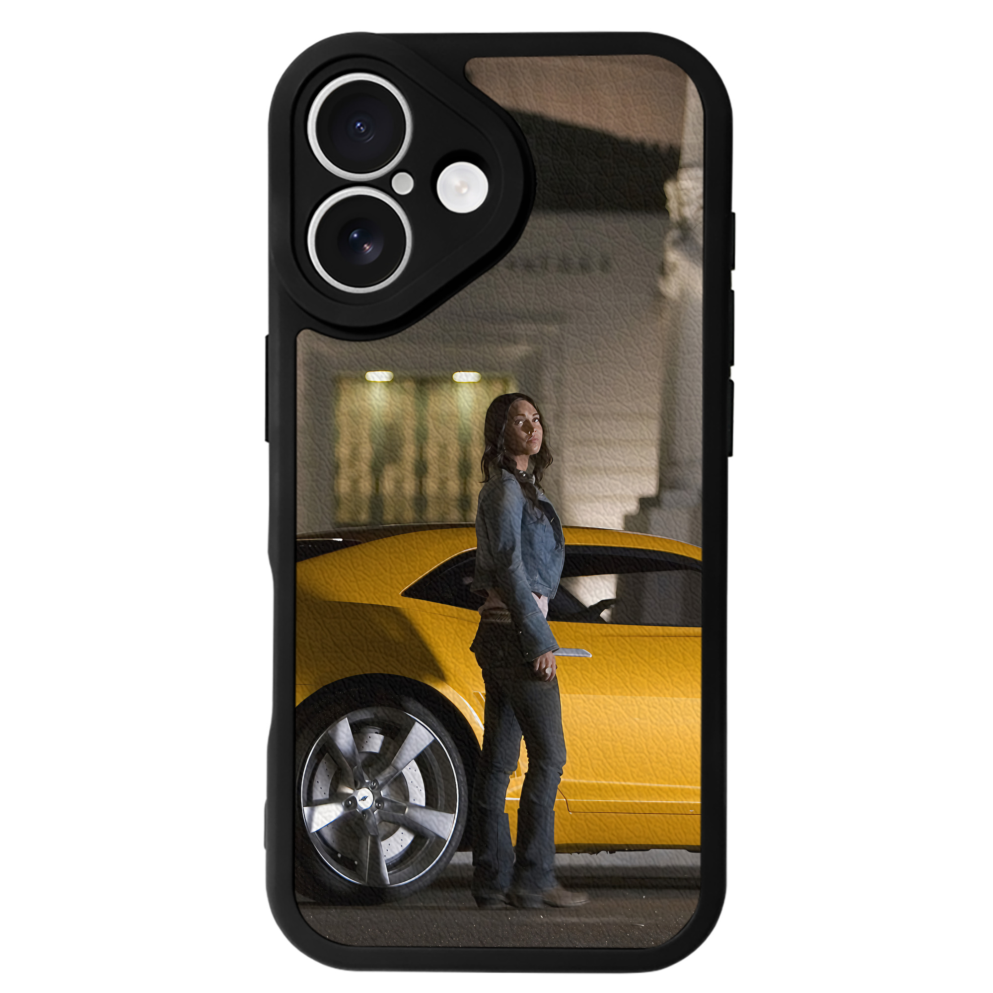 （画像用） Transformers トランスフォーマー 【iPhone 16シリーズ対応】シリコンスマホケース（レザー調） 材質：シリコン